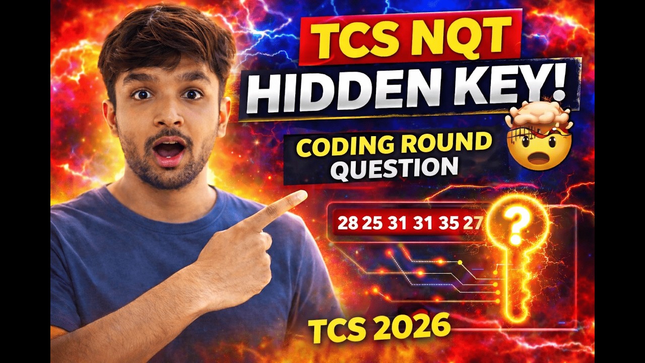 TCS NQT 2026 Coding Round Question Explained | Hidden Key Logic
