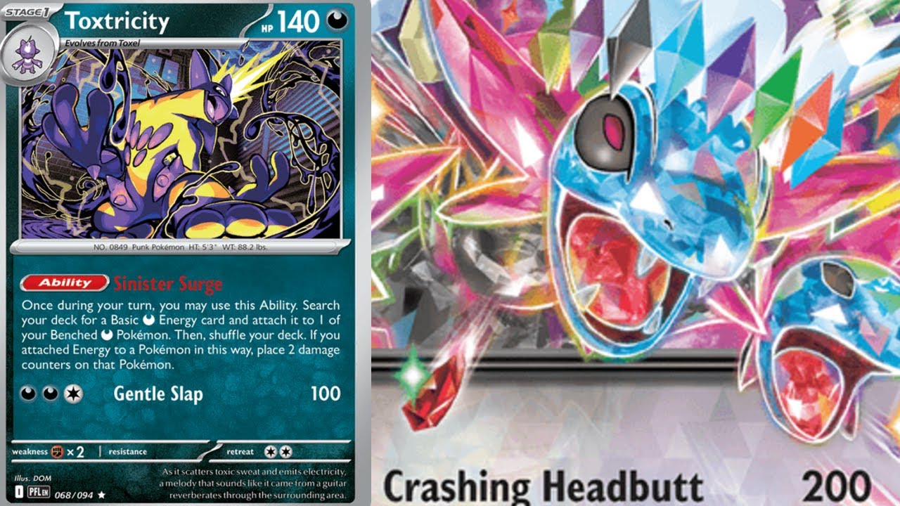 🤢TOXTRICITY 🐲😈HYDREIGON EX ♻️COMBO Pokemon TCG Live Standard