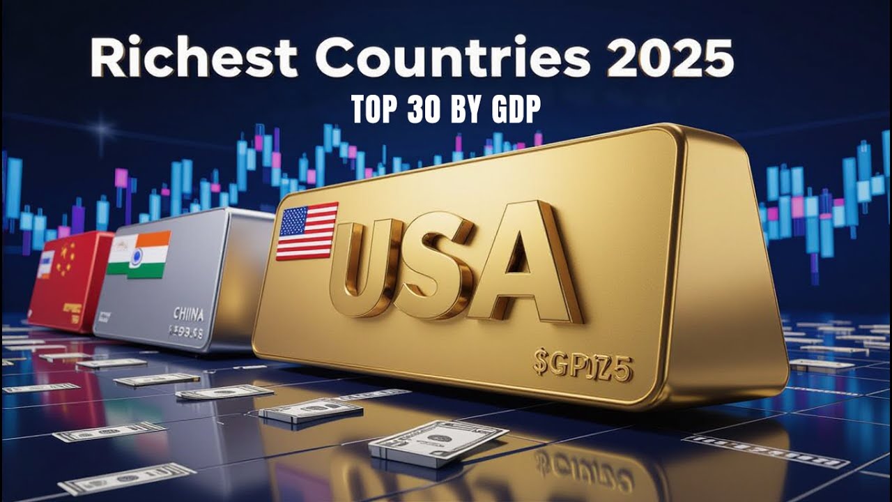 Top 30 RICHEST Countries by GDP in 2025 Revealed