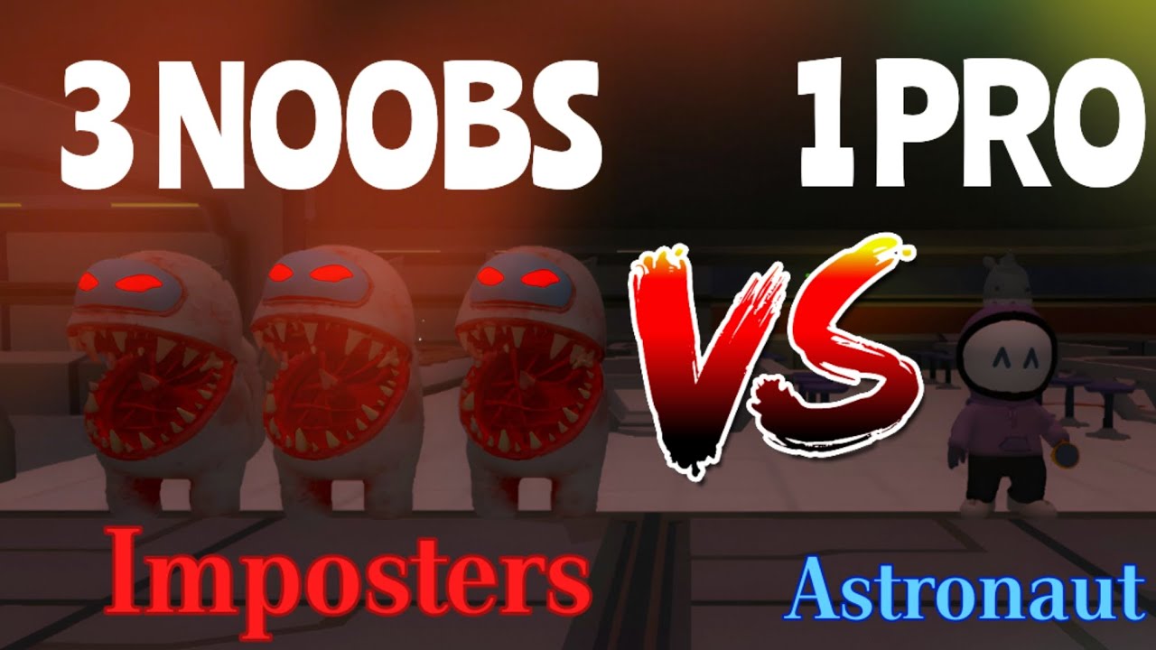 3 NOOBS VS 1 PRO in Imposter 3D! | Imposter 3D: online horror