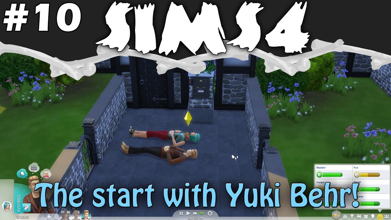 The Sims 4 : Ep 010 The start with Yuki Behr!