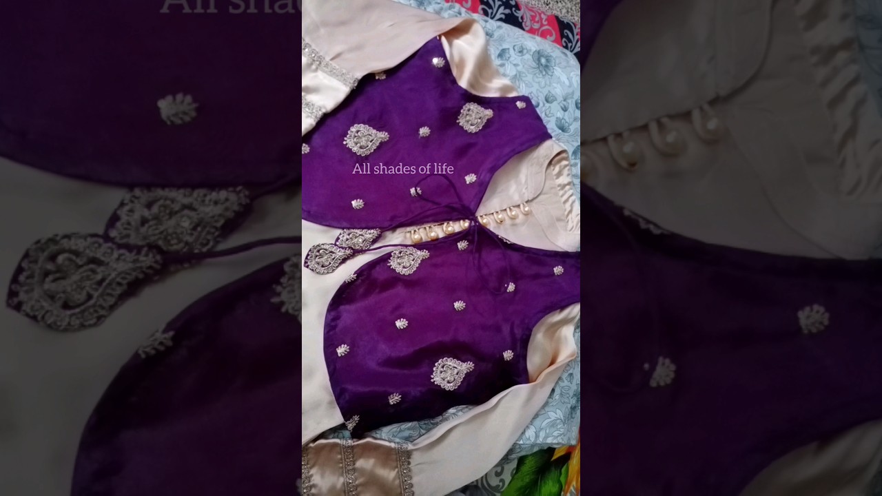Ladies jacket cutting and stitching tutorial #ladiesjacket #koti #video