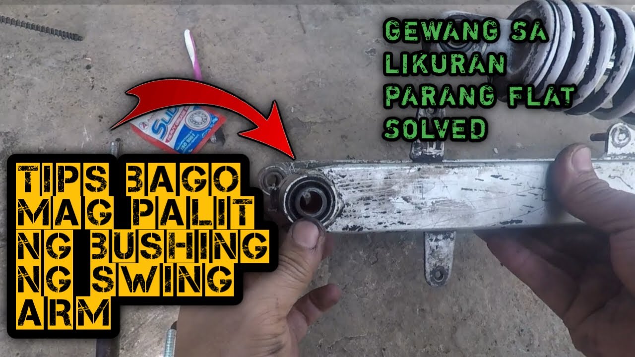 TIPS BAGO MAGPALITN NG BUSHING NG SWING ARM #motovlog #motovlogger #motohonda  #hondawave100