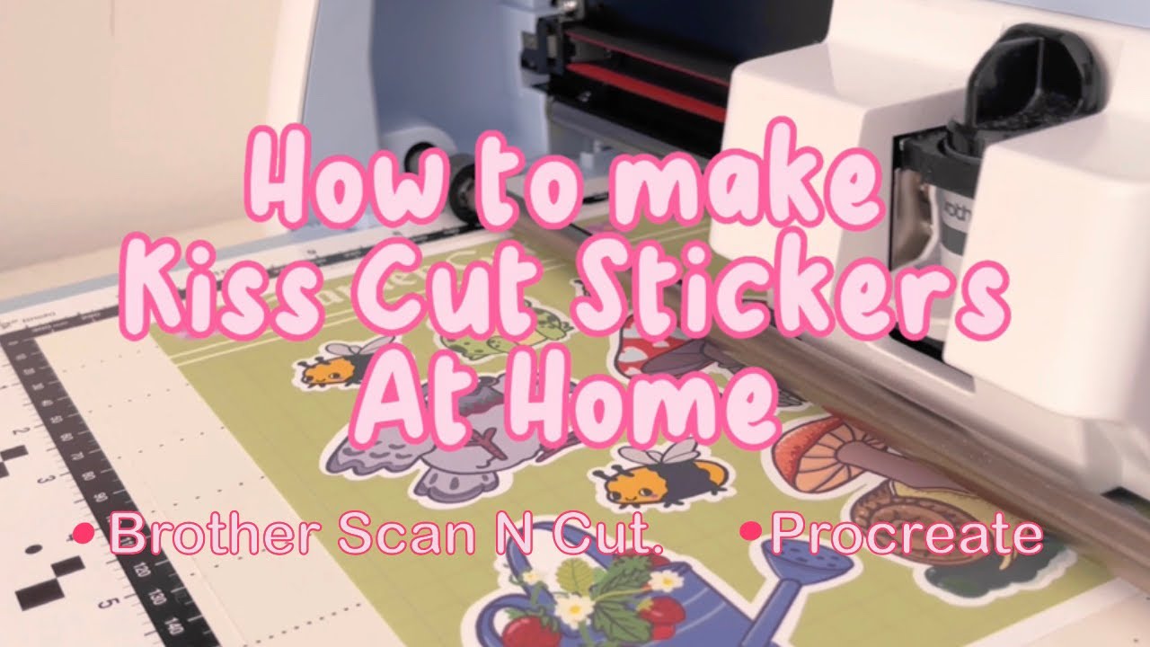 Как сделать наклейки дома с помощью Brother Scan N Cut