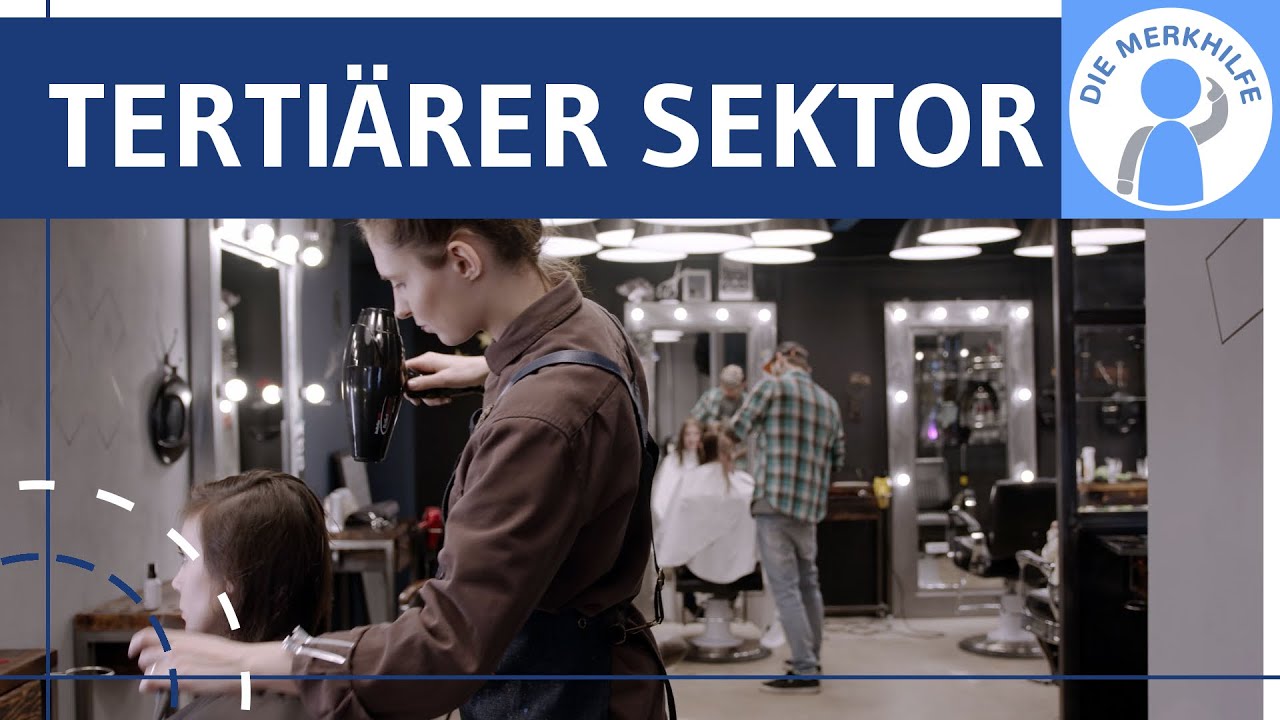 Terti&auml;rer Sektor / Dienstleistungen - Wirtschaftssektoren 3 - Dienstleistungsgesellschaft