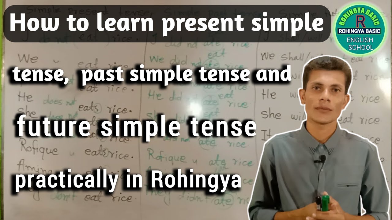 How to learn tense in speaking practically in Rohingya