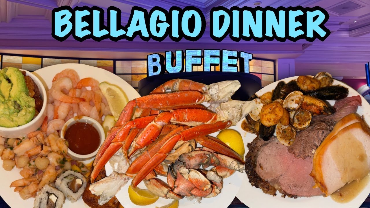Bellagio Buffet Dinner Review Las Vegas Crab Legs Prime Rib