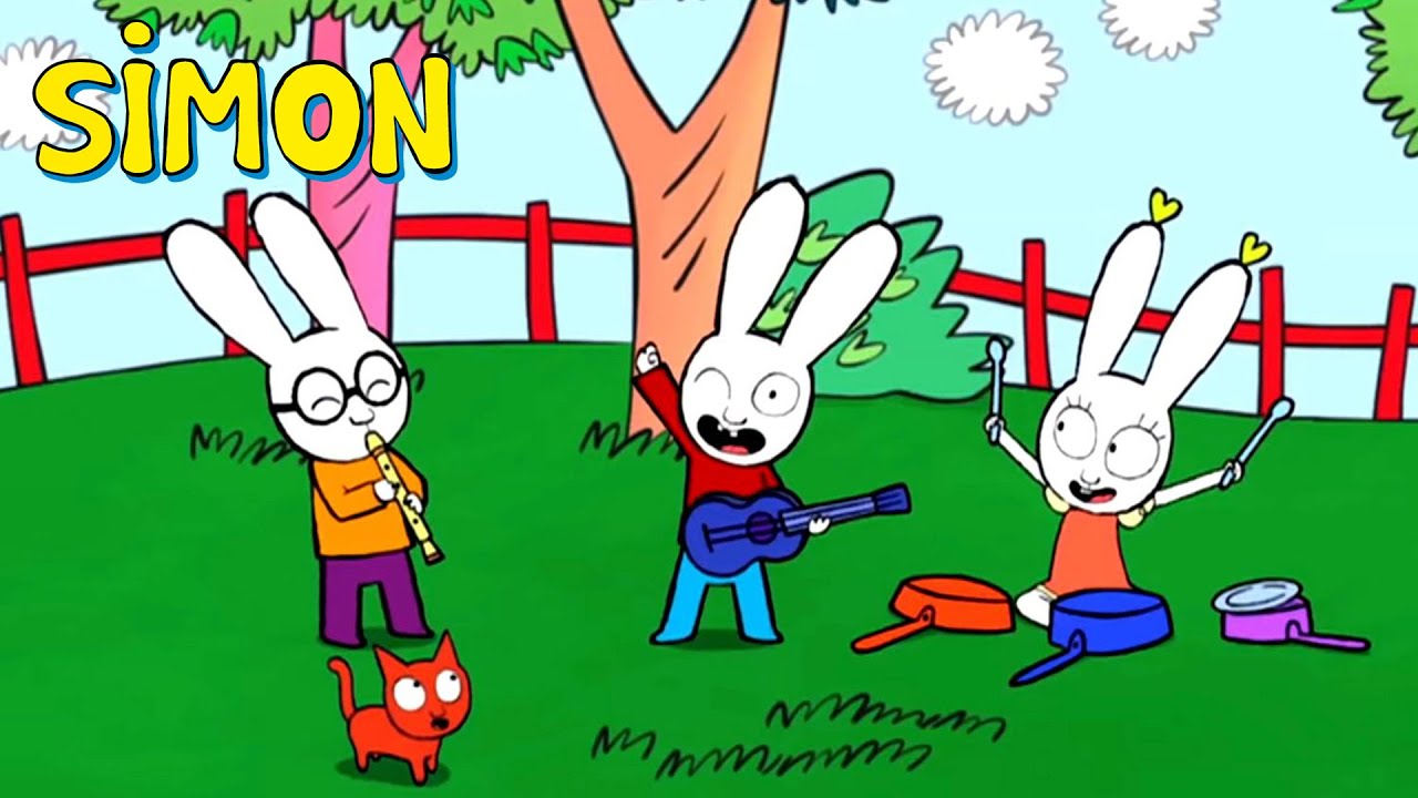 Caca Boudin Superlapin | La Chanson de Simon et ses copains | Dessin anim&eacute; pour enfants