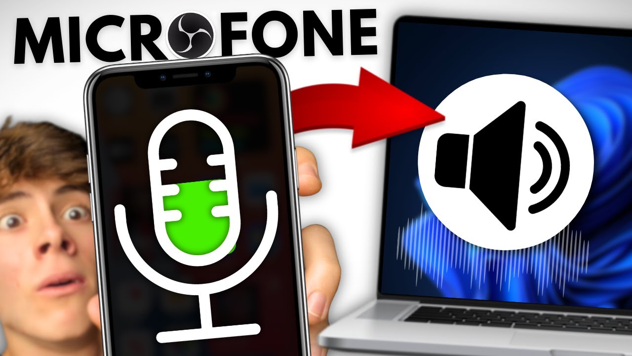 Como Usar CELULAR como MICROFONE para PC & OBS Studio! (Android/iOS)