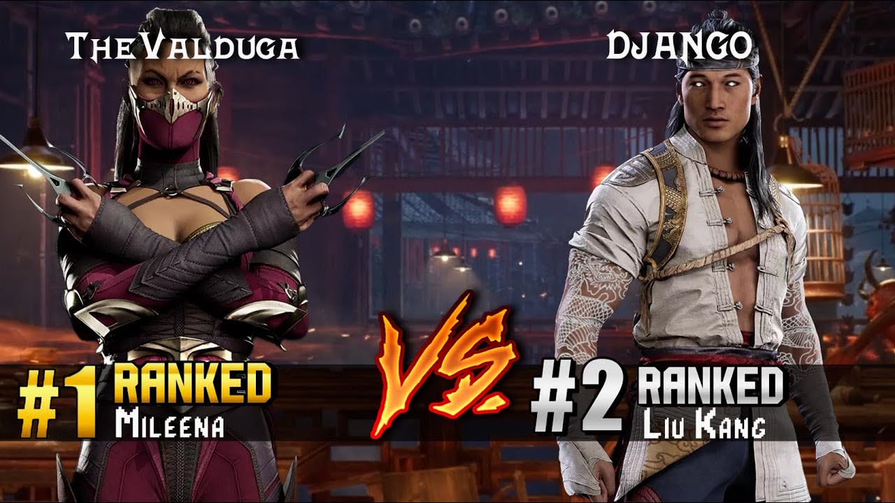 MK1 ▰ TheValduga (#1 Ranked Mileena) vs DJANGO (#2 Ranked Liu Kang) ▰ High Level Gameplay