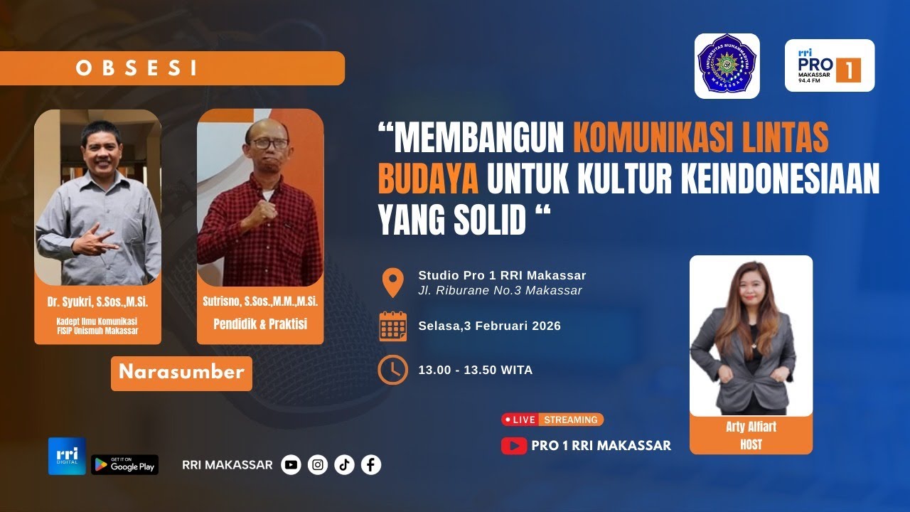 Membangun Komunikasi Lintas Budaya untuk Kultur Keindonesiaan yang Solid - Selasa, 03 Februari 2026