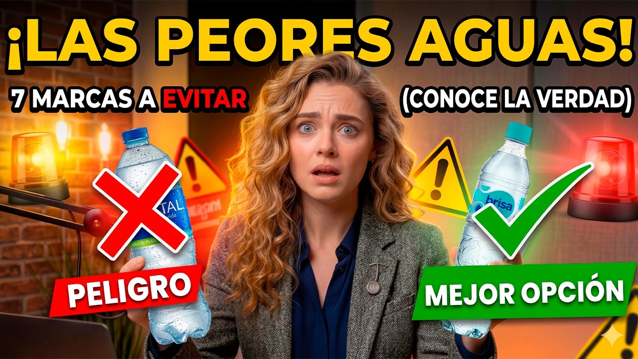7 marcas de agua embotellada que debes EVITAR a toda costa (y cómo elegir agua embotellada segura)