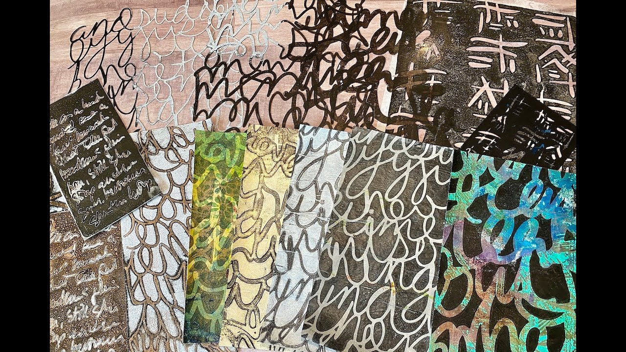 STENCIL MAKING 2.0 EPISODE 5:  Using Procreate and Cricut Maker To Make Asemic Writing Stencils