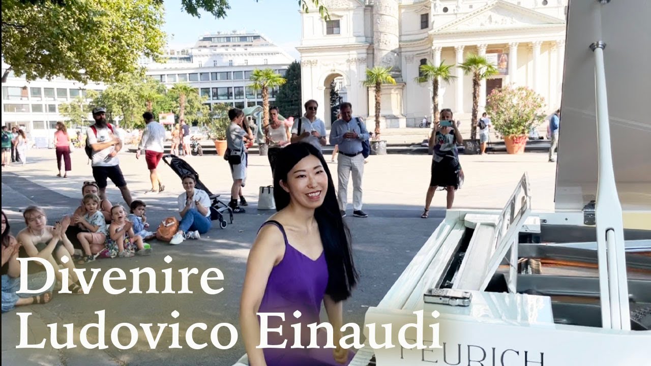 Ludovico Einaudi - Divenire (The Best part after 2:00 😉) | Street Piano | Piano Cover | YUKI PIANO