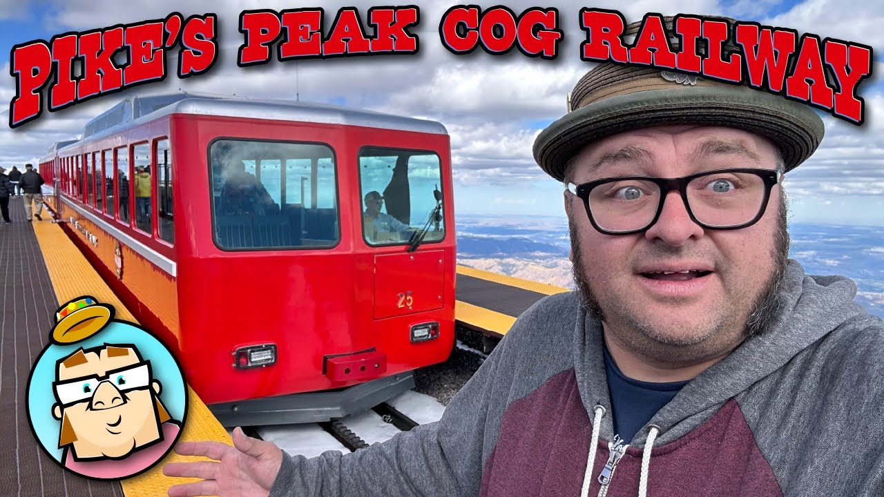 Pike's Peak Cog Railway - Taking a Train to a 14,000 Foot Mountain Peak - Colorado