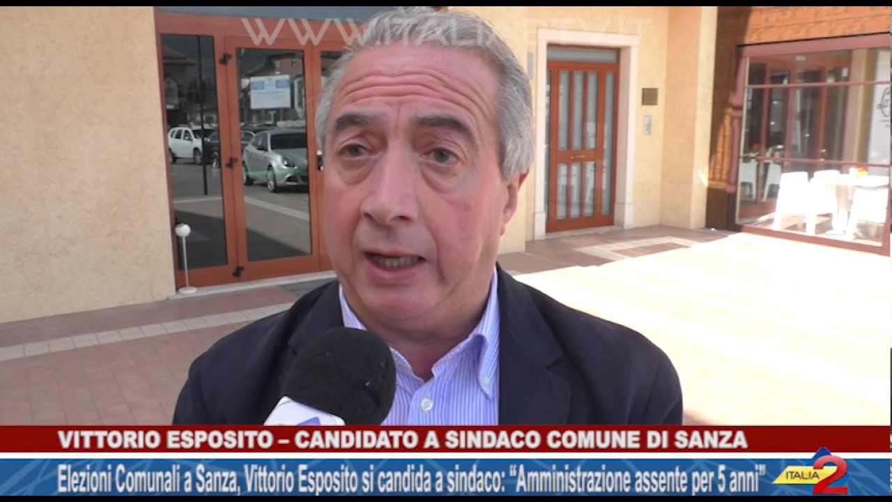 Elezioni Amministrative a Sanza, Vittorio Esposito si candida a sindaco: l'intervista