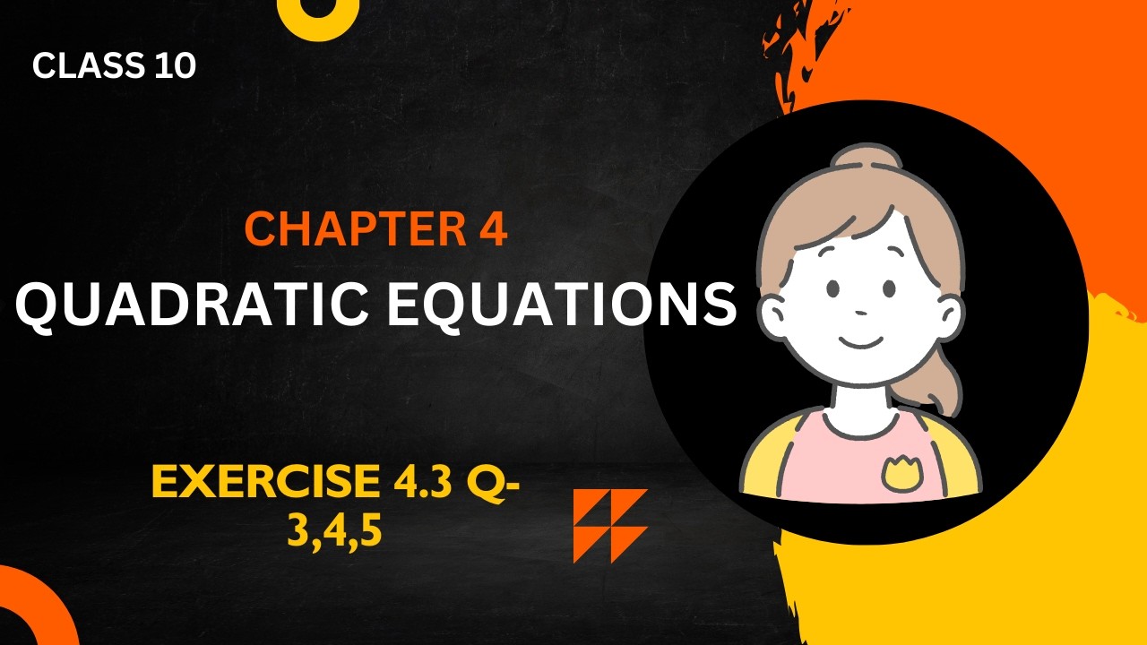 Class 10 Maths Quadratic Equations Exercise 4.3 Question 3,4,5 | Telugu Explanation | 10th Maths