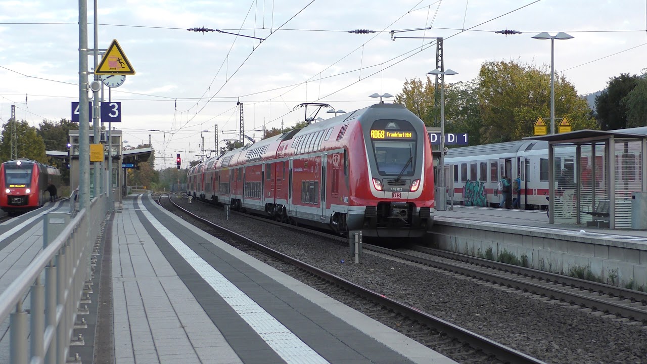 DB REGIO RB68 (15306) at Bensheim, Germany #1, Oct/2018 ドイツ鉄道各駅停車ベンスハイム駅