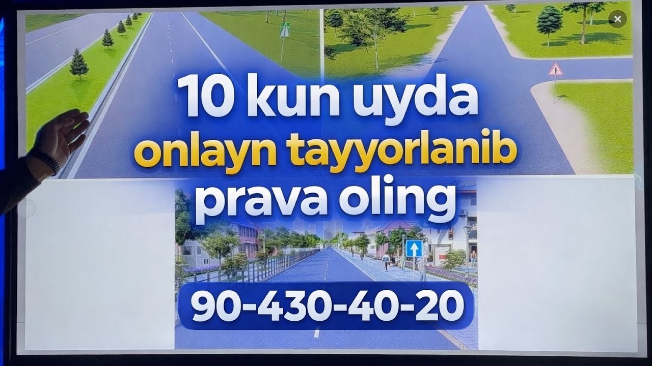 Avtotest 2026 Atamalar mavzusiga oid testlar. Onlayn kursga yozilish uchun 90-430-40-20