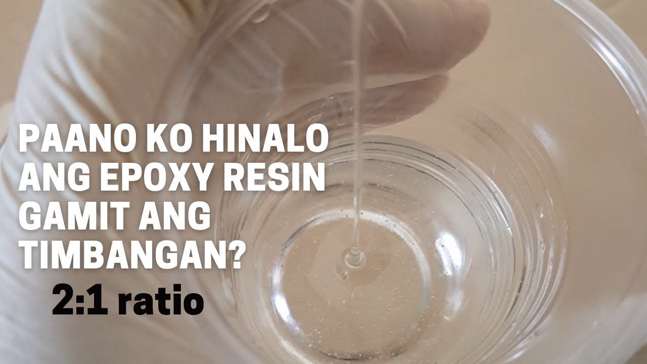 paano ko hinalo ang epoxy resin gamit ang timbangan | epoxy resin and hardener