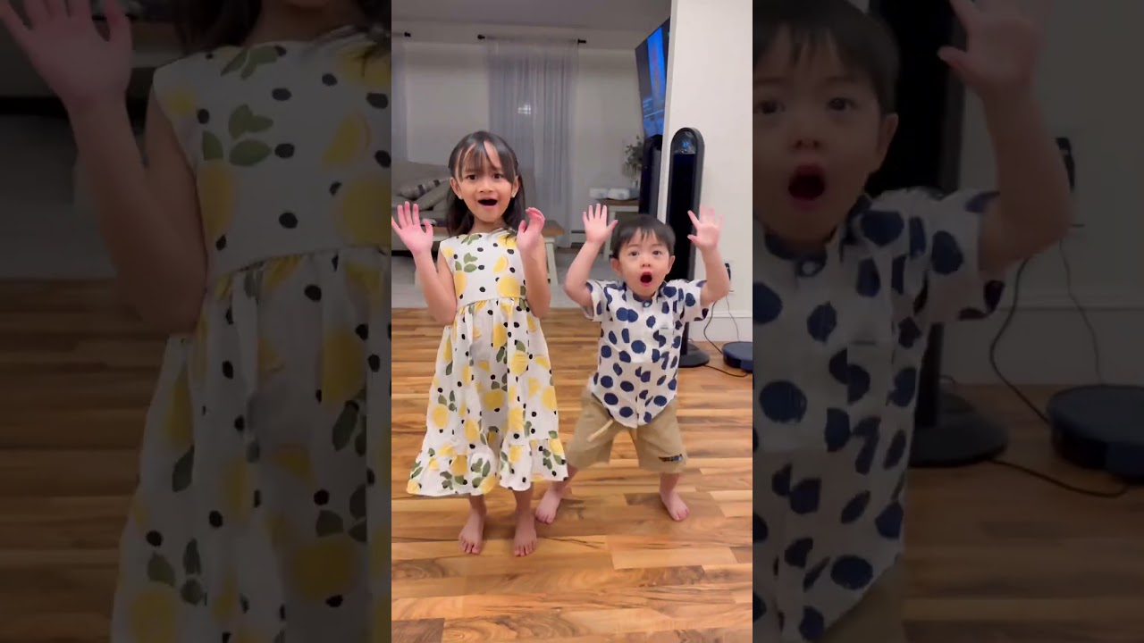 Matching outfit for baby brother and sister 👧🏻❤️👩🏻😱🤣