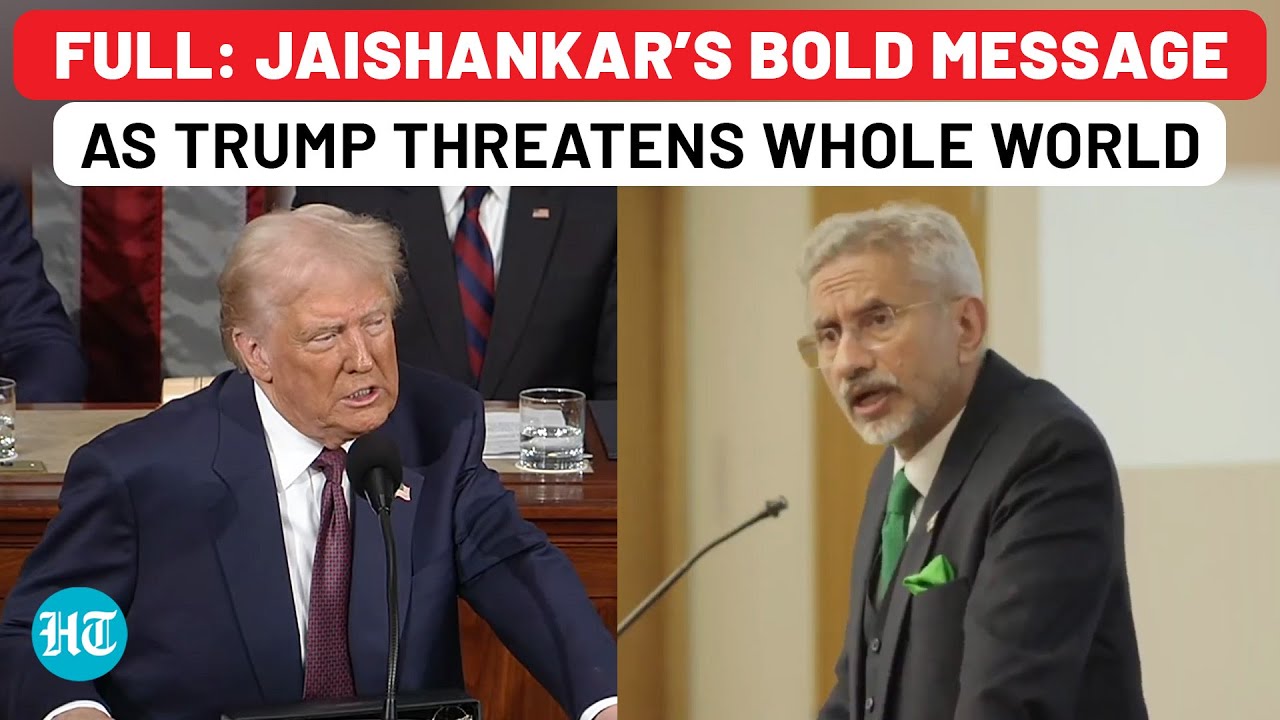 Full Speech | Jaishankar’s Advice To World As Trump Shake Things Up: ‘When There Is So Much Change…’