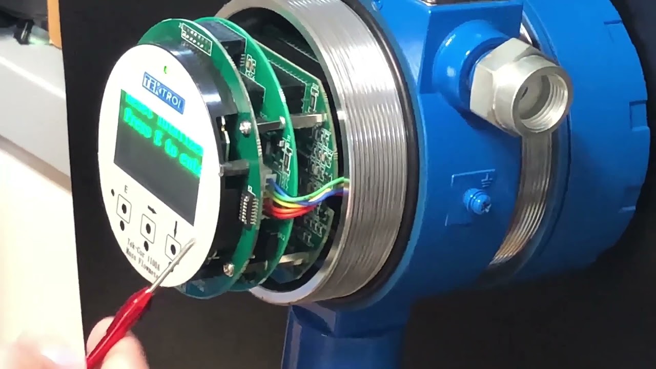 Tek-Cor 1100A Coriolis Flow Meter Reset Totalizer