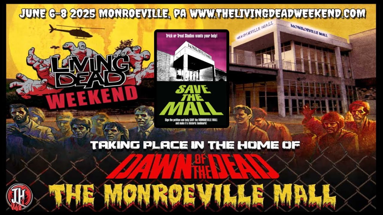 LIVING DEAD WEEKEND 2025! Monroeville Mall! Zombies! Celebrity Autograph Signing Convention!