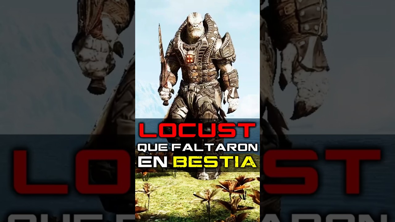 Locust y Criaturas Raras que NUNCA pudiste usar en el Modo Bestia #gearsofwar #gearsofwar3  #shorts