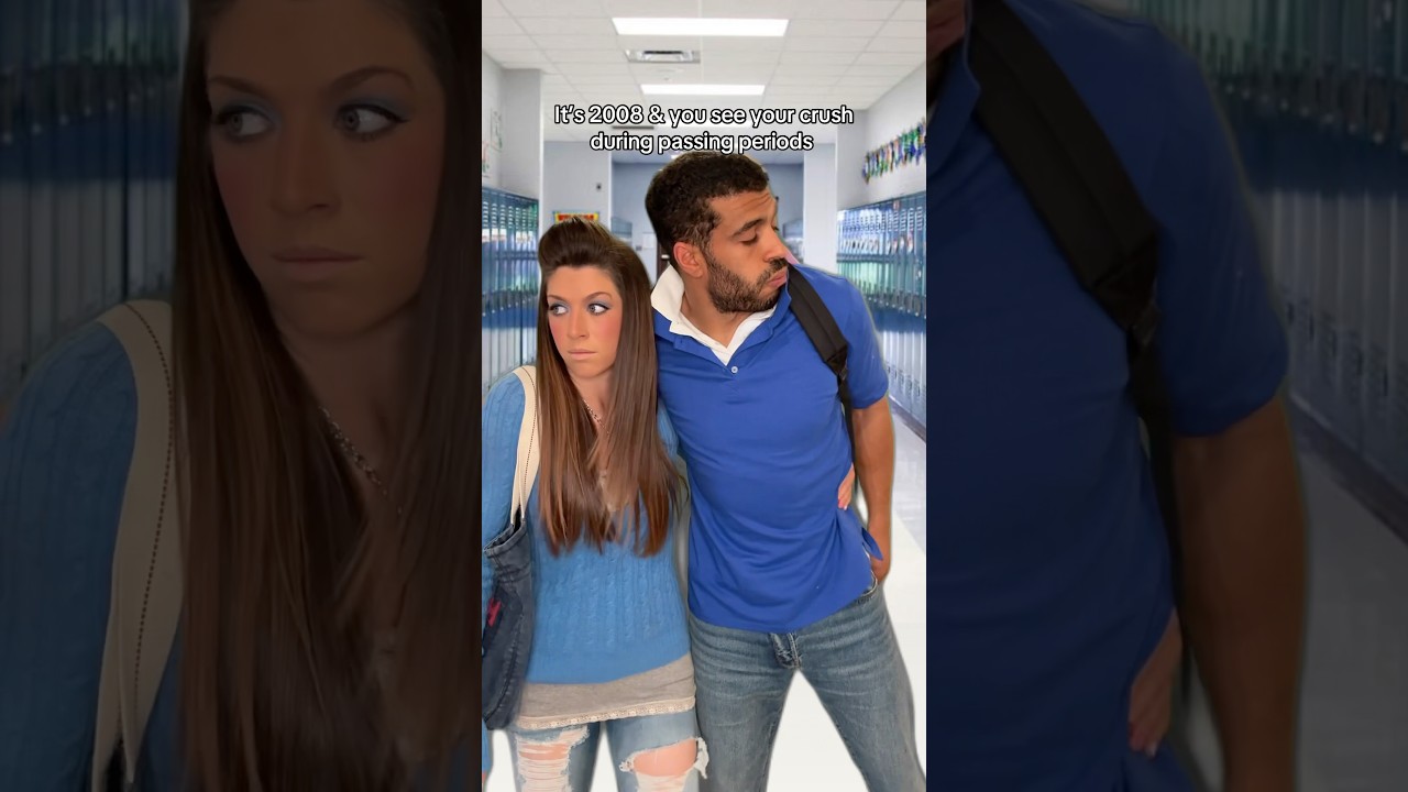 The most awkward side hug of my life #millennials #2000s #nostalgia