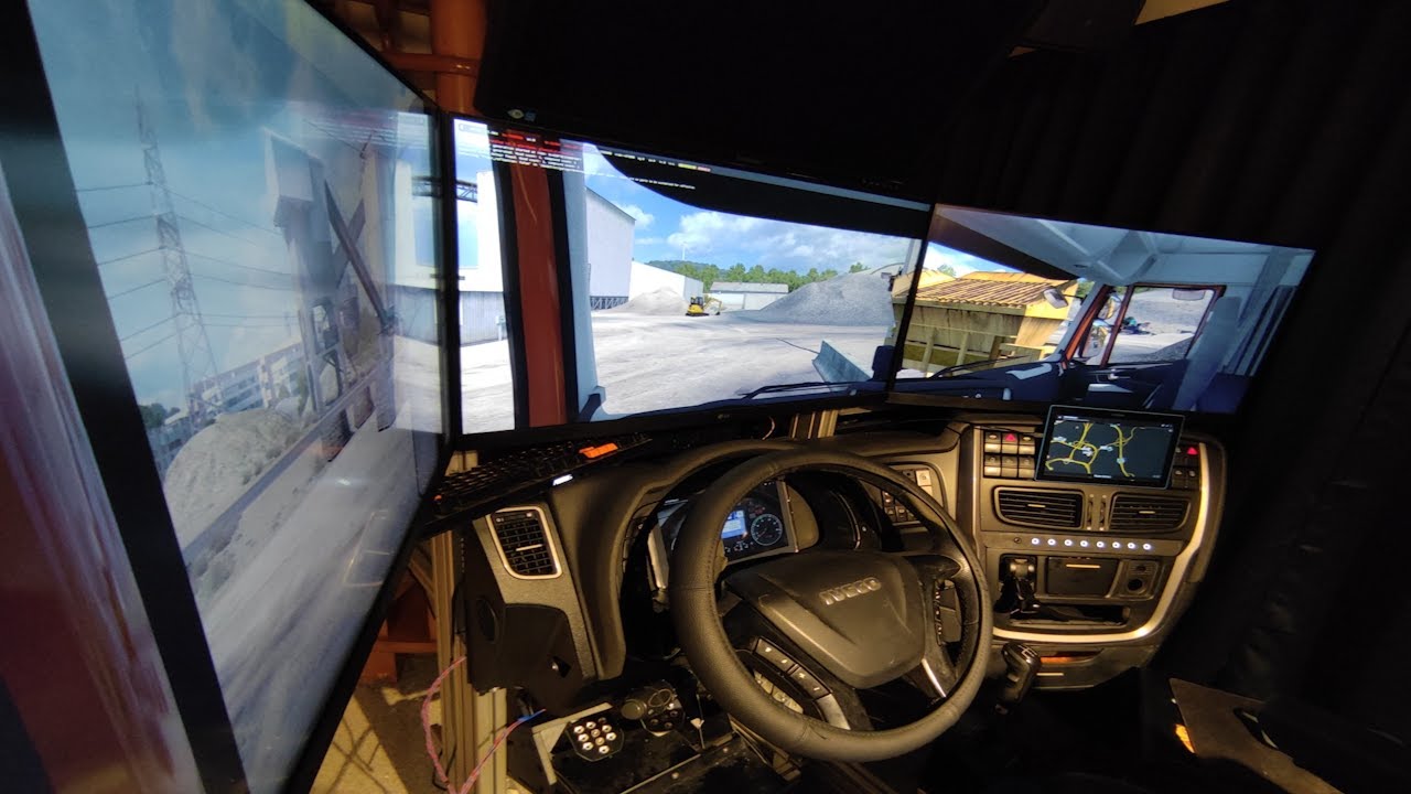 ETS2 Home DIY Cockpit IVECO - Pierwsze kilometry na nowym miejscu gracza. With subtitles. #ets2