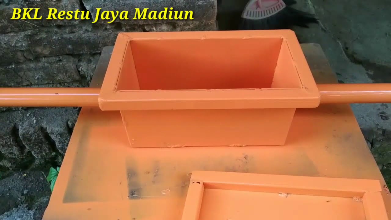 EASY WAY TO MAKE MANUAL PAVER BLOCK // cara membuat paving/conblock manual kualitas ok...!!!