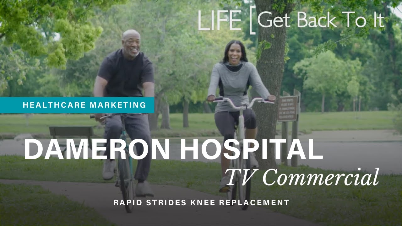 Dameron Hospital TV Commercial | Rapid Strides Knee Replacement | Healthcare Marketing