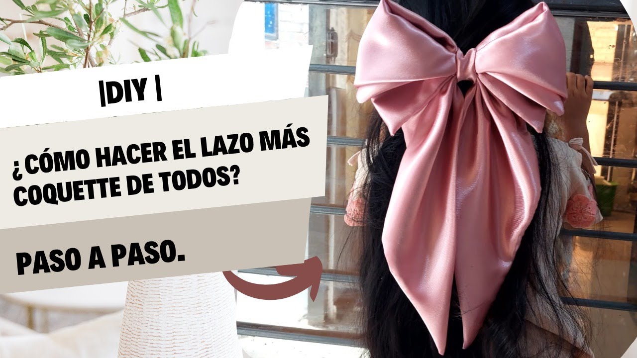 LAZO DE TELA | Estilo coquette.
