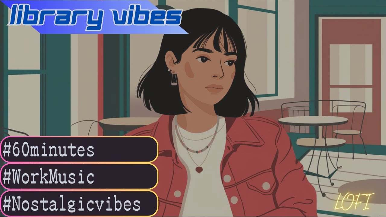 【MV 60min.Loop】Library Vibes - Relaxing LOFI BGM for Study/Work/Sleep