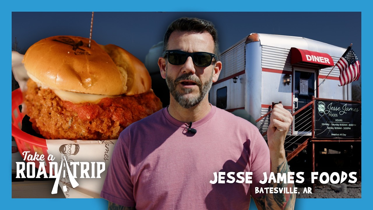 ALL ABOARD! GET YOUR FILL AT THIS TRAIN CAR DINER! - Take A Road Trip - Jesse James Foods