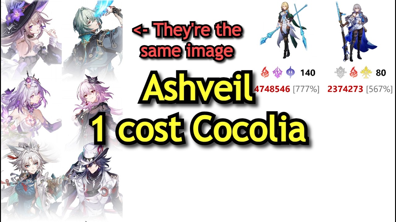 [V1] E0 Ashveil 1 cost 0-cycle Cocolia MoC 12 | HSR 4.1v1 beta