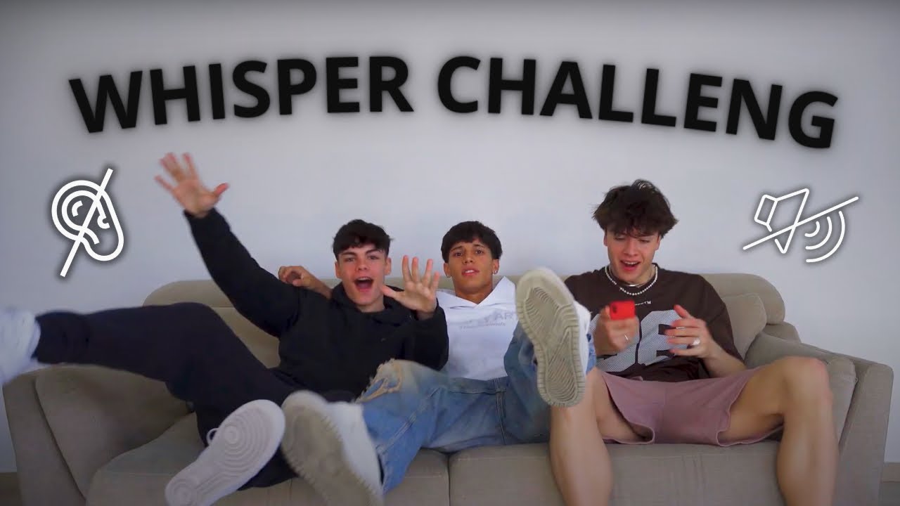 WHISPER CHALLENGE CON @APOLO.RIBERA Y @ALVARITOBRAS