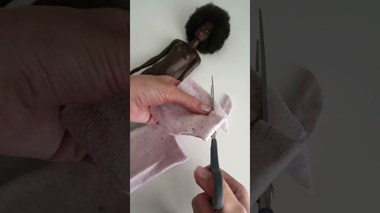 Изготовление кукольной одежды из носков #shorts