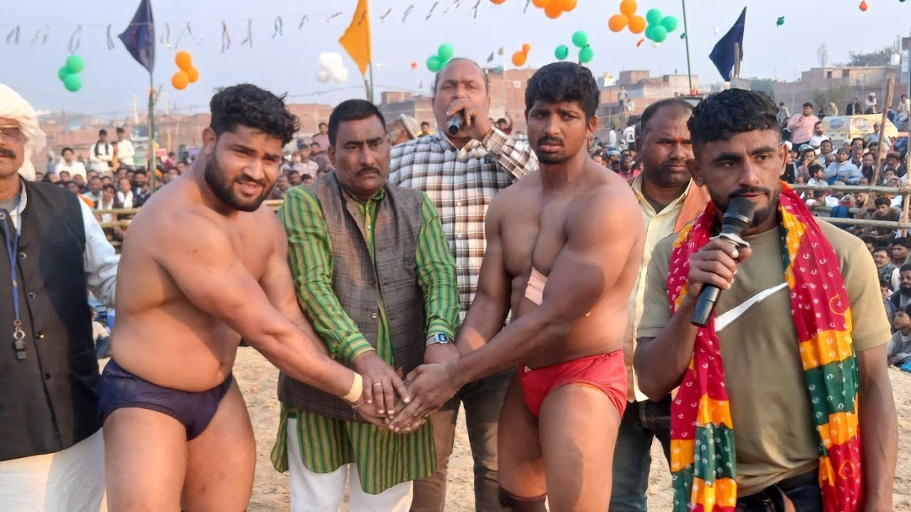 शमसाद पहलवान दिल्ली vs सनी गिरी पहलवान बनारस पूर्वांचल केसरी//shamshad pahalwan ki kushti