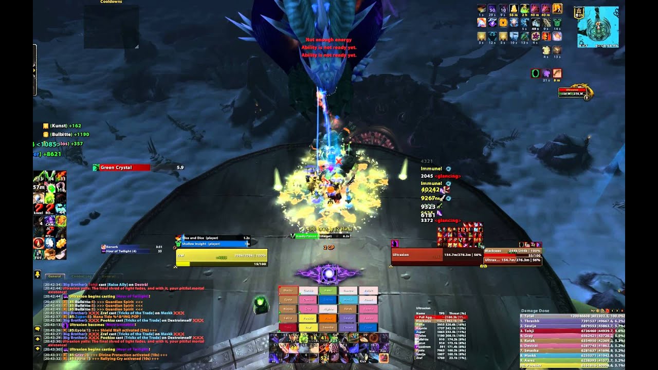 Wraith vs Ultraxion 25 Heroic - Rogue PoV - 5th World Kill
