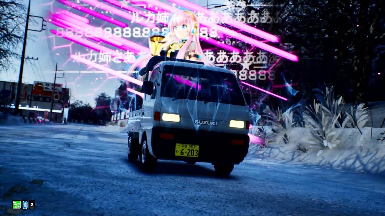 【新BGMあり】頭文字D THE ARCADE 話題の軽トラ(屋台仕様)で新コース【碓氷 雪】を走ってみた