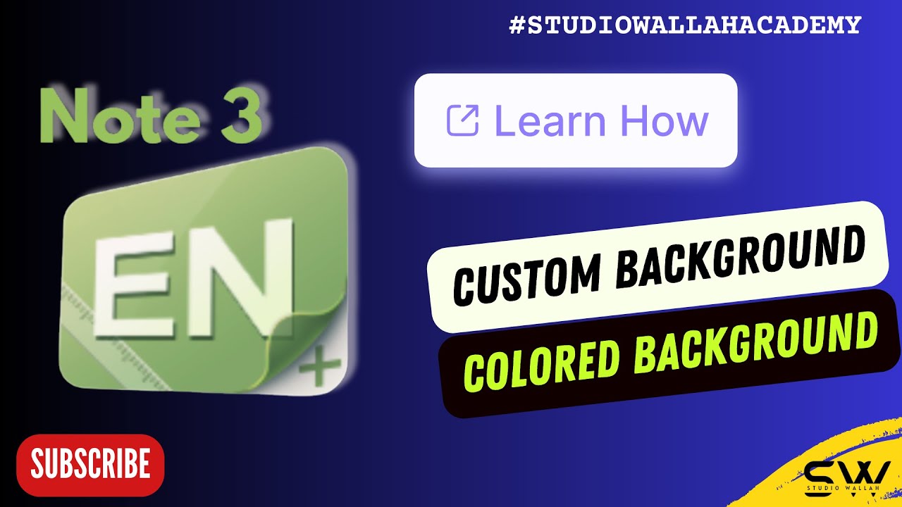 Note 3 Whiteboard Software Tutorial | Change or Custom Background Color in Note 3 #note3software