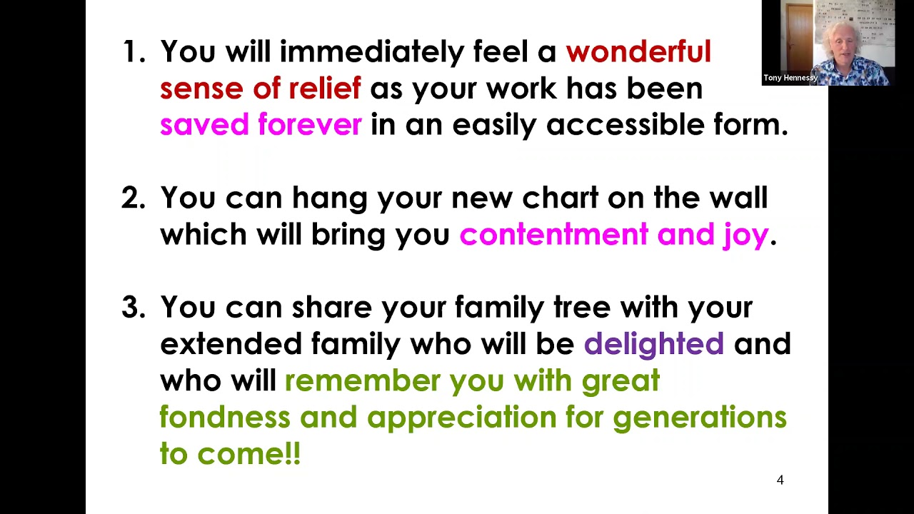 ‘How to create your family tree’ with Genealogist Tony Hennessy