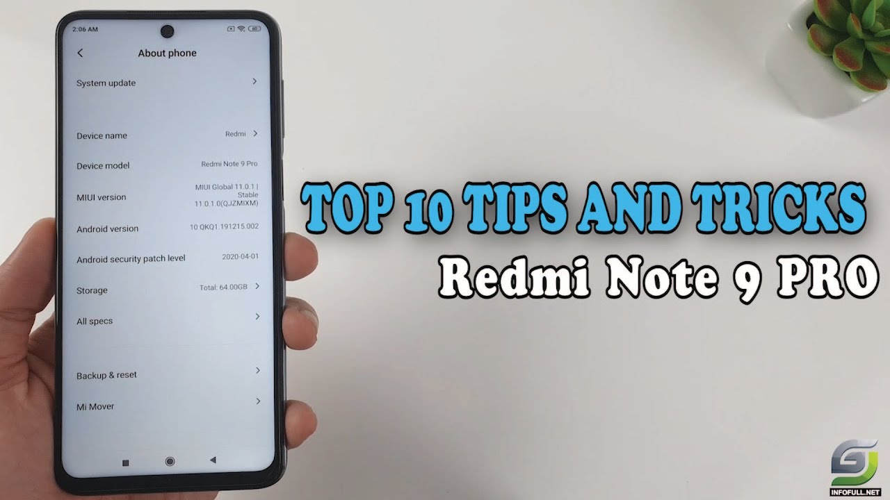 Top 10 Tips and Tricks Xiaomi Redmi Note 9 Pro Global Version you need know