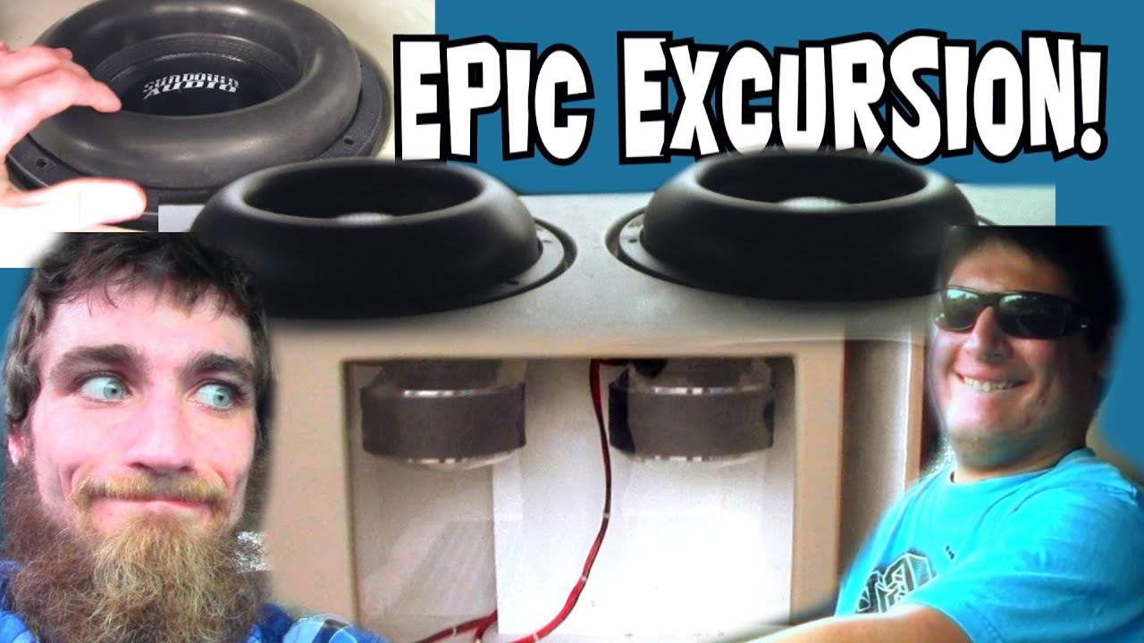 Biggest SUBWOOFER Excursion Ever w/ Dan's 2 Sundown Zv4 10