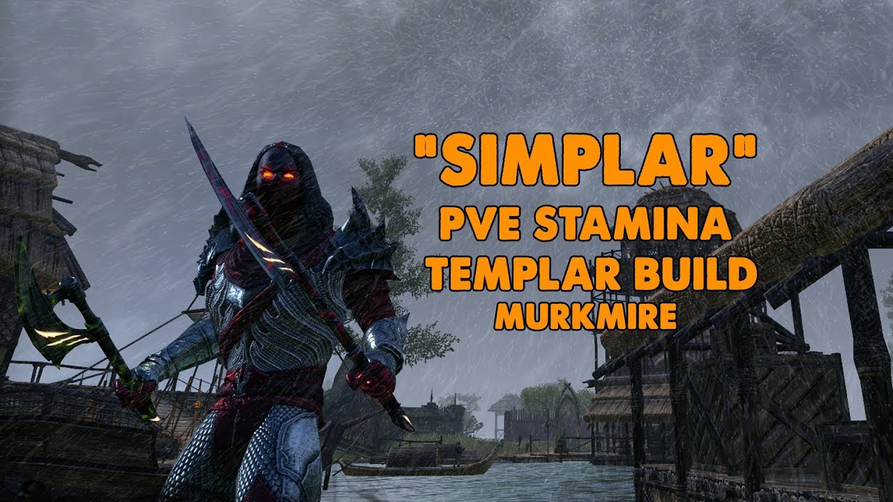 ESO - Simplar - Stamina Templar PVE Build - (Murkmire)