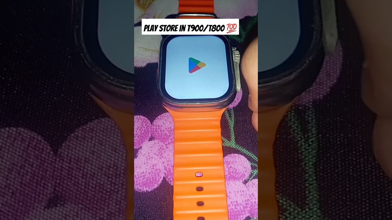 T900/T800 ultra smartwatch me game kaise download kare 🤔 || play Store code 💯💯 #shorts #viral #watch