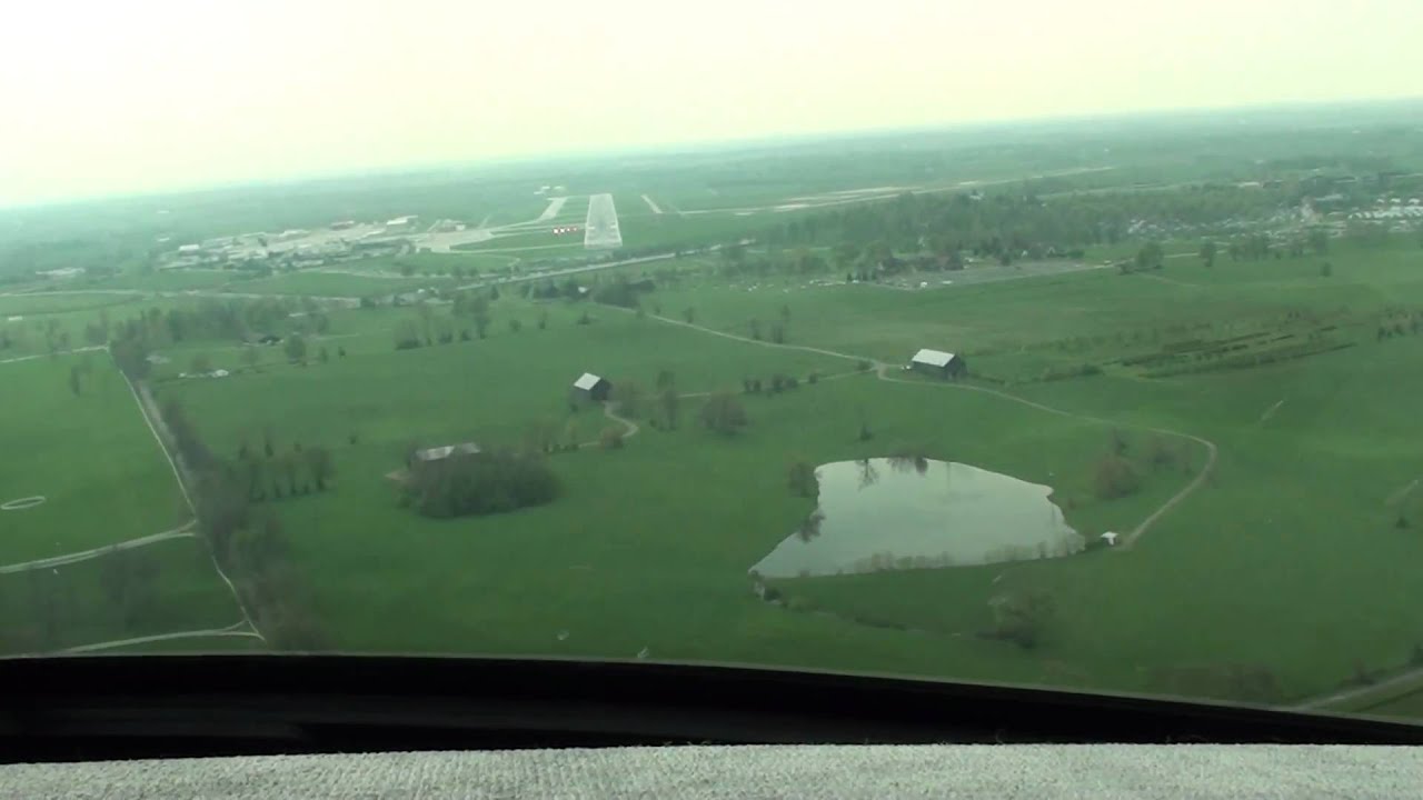 Landing at Lexington, Kentucky