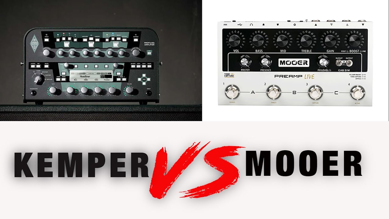 Kemper Vs Mooer Preamp Live - Demo de amplis en Español